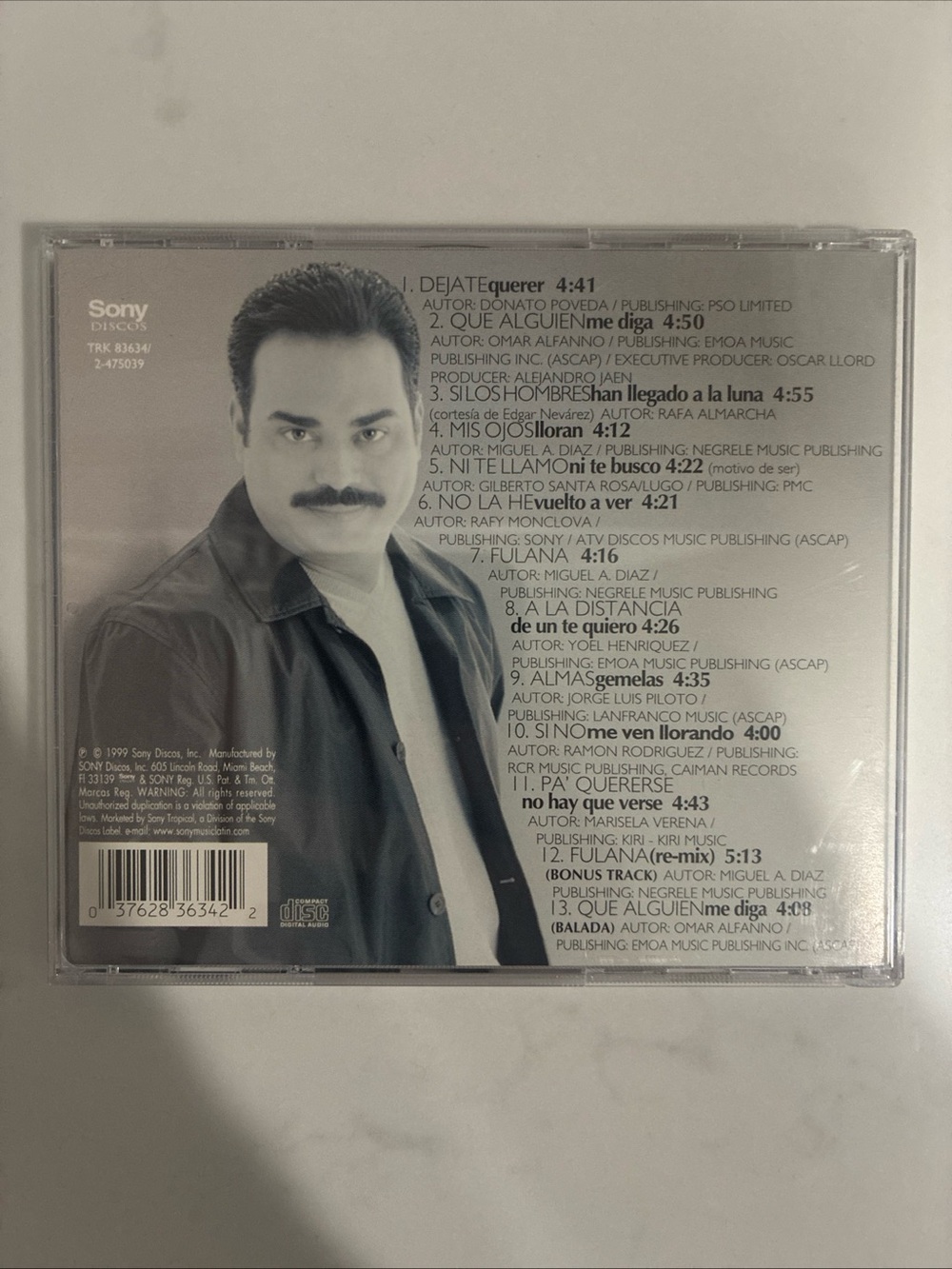 Gilberto Santa Rosa - Expresion CD - Picture 3 of 3